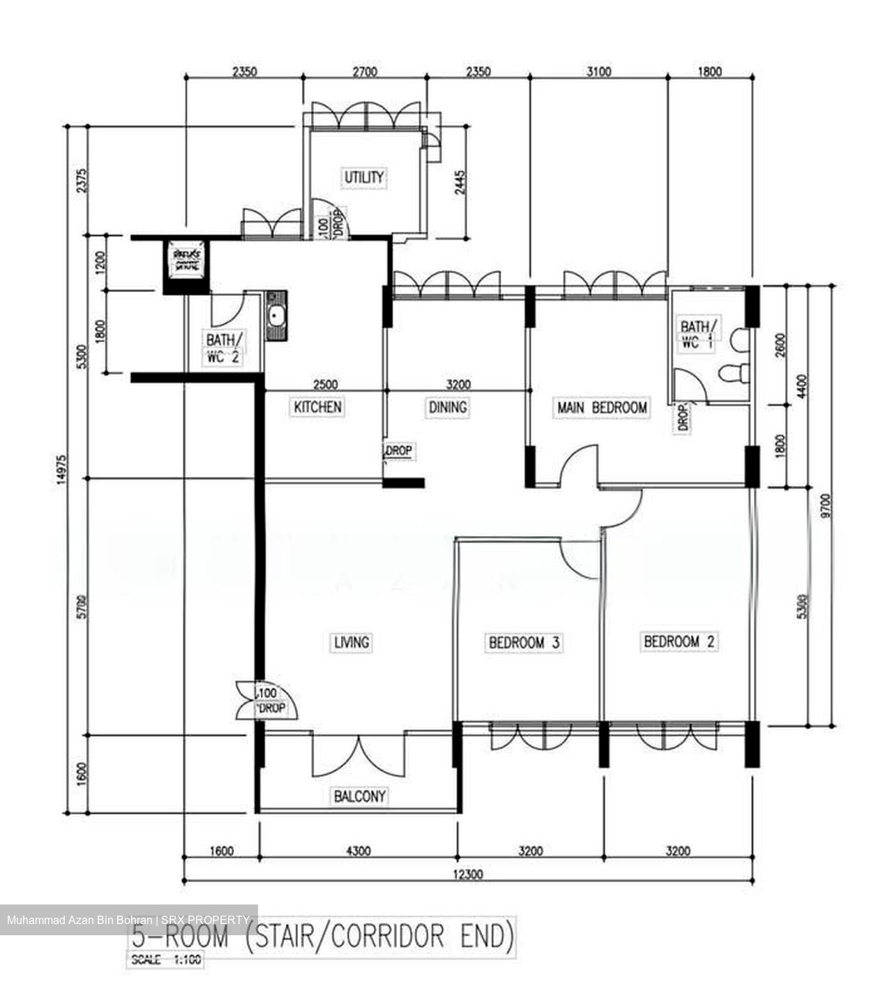 Blk 306 Teck Ghee Vista (Ang Mo Kio), HDB 5 Rooms #562715991